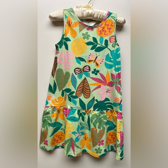 H&M Colorful Leaf and Butterfly Kids Dress - Picture 1 of 5